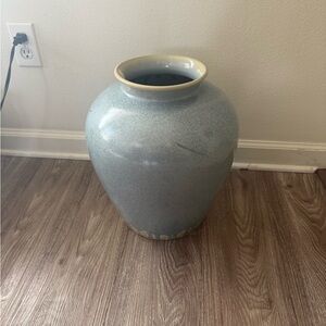Elegant Gray Ceramic Vase